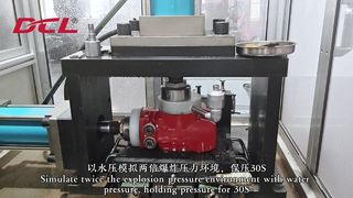 Hệ thống kiểm tra áp suất thủy tĩnh cho vỏ bọc chống cháy nổ